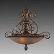 With Continental decorative lantern